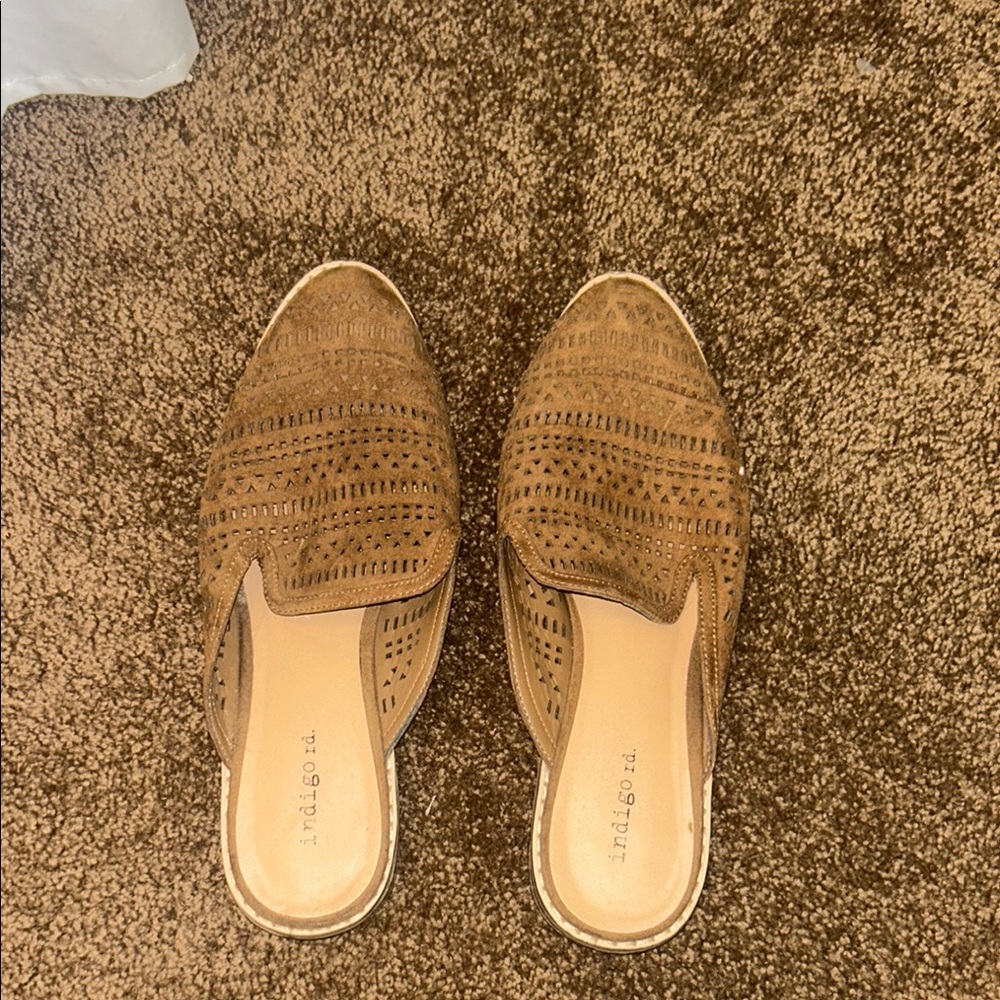 Indigo Women's Brown Slip-On Shoes